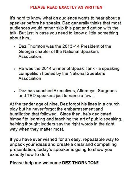 How to Introduce a Speaker (With Examples) .